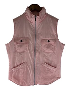 Tommy Bahama Women’s Pink Golf  Vest lightweight Full zip up ( Medium)